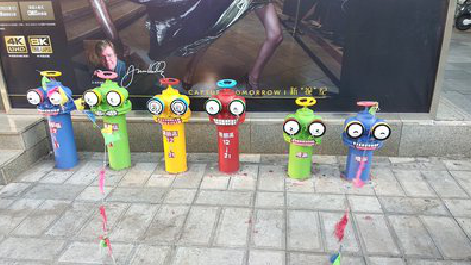 益阳商业区彩绘