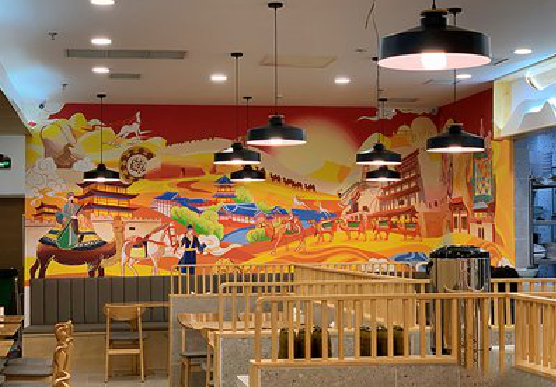 益阳商业空间彩绘介绍。