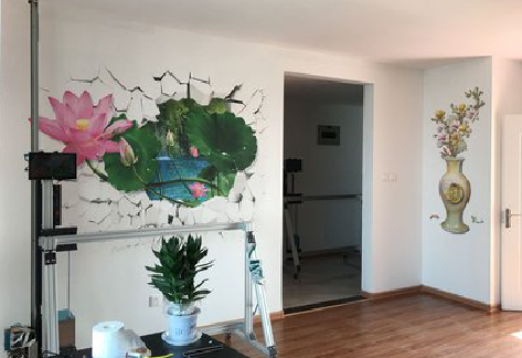 益阳墙体彩绘相比墙纸的优势。