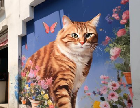 益阳自己绘制有个性的手绘墙