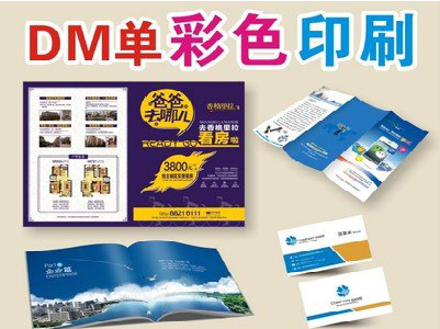 益阳单页印刷，色彩搭配简单。